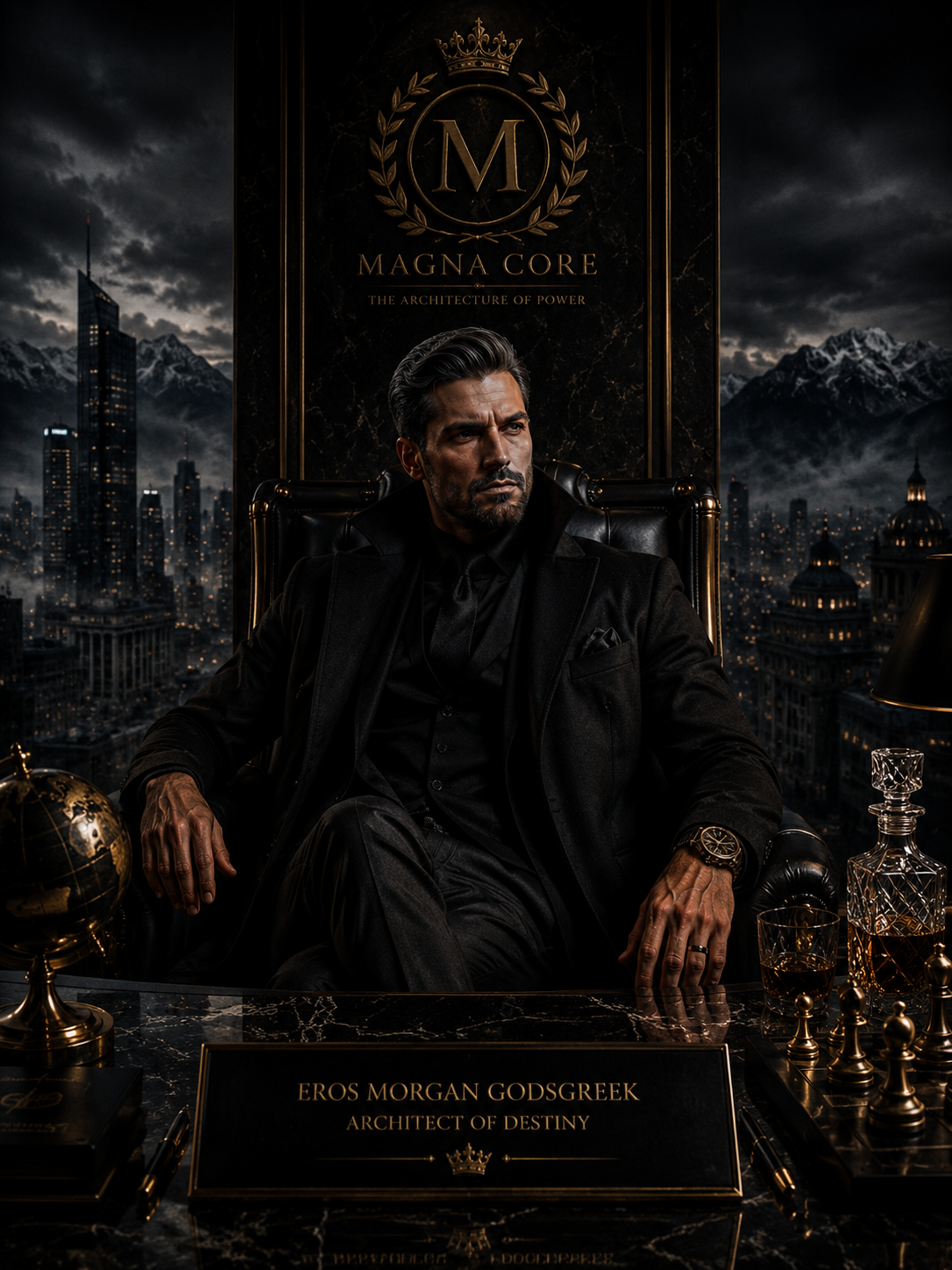 Eros Morgan Godsgreek — Identidad Estratégica de Poder · MAGNA CORE